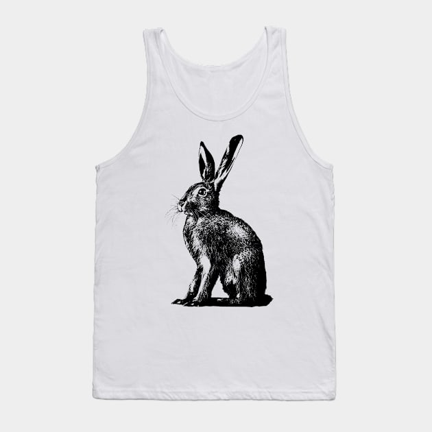 brown hare / rabbit Tank Top by R LANG GRAPHICS